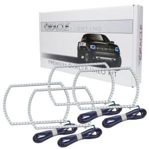 Chevrolet Silverado Headlight Halo Kit - ORACLE Lighting - ColorSHIFT with BC1 Controller - `14-`15